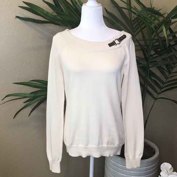 Ralph Lauren Buckle Women’s Sweater - Size: M/L - Picture 16 of 17